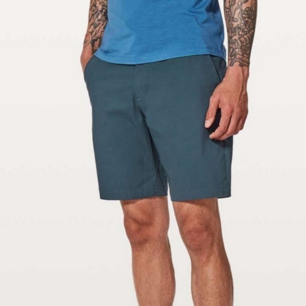 Lululemon commission slim chino 9" shorts